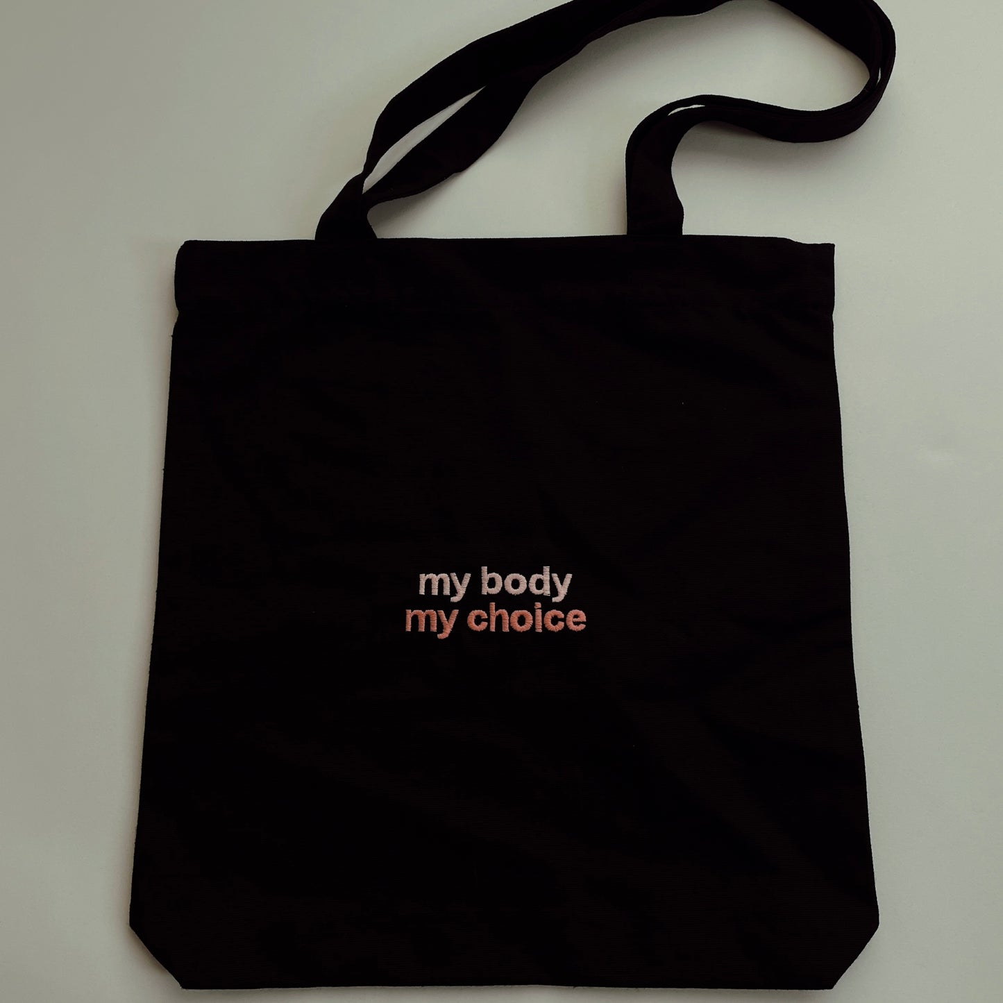 "MY BODY MY CHOICE" Woven Tote