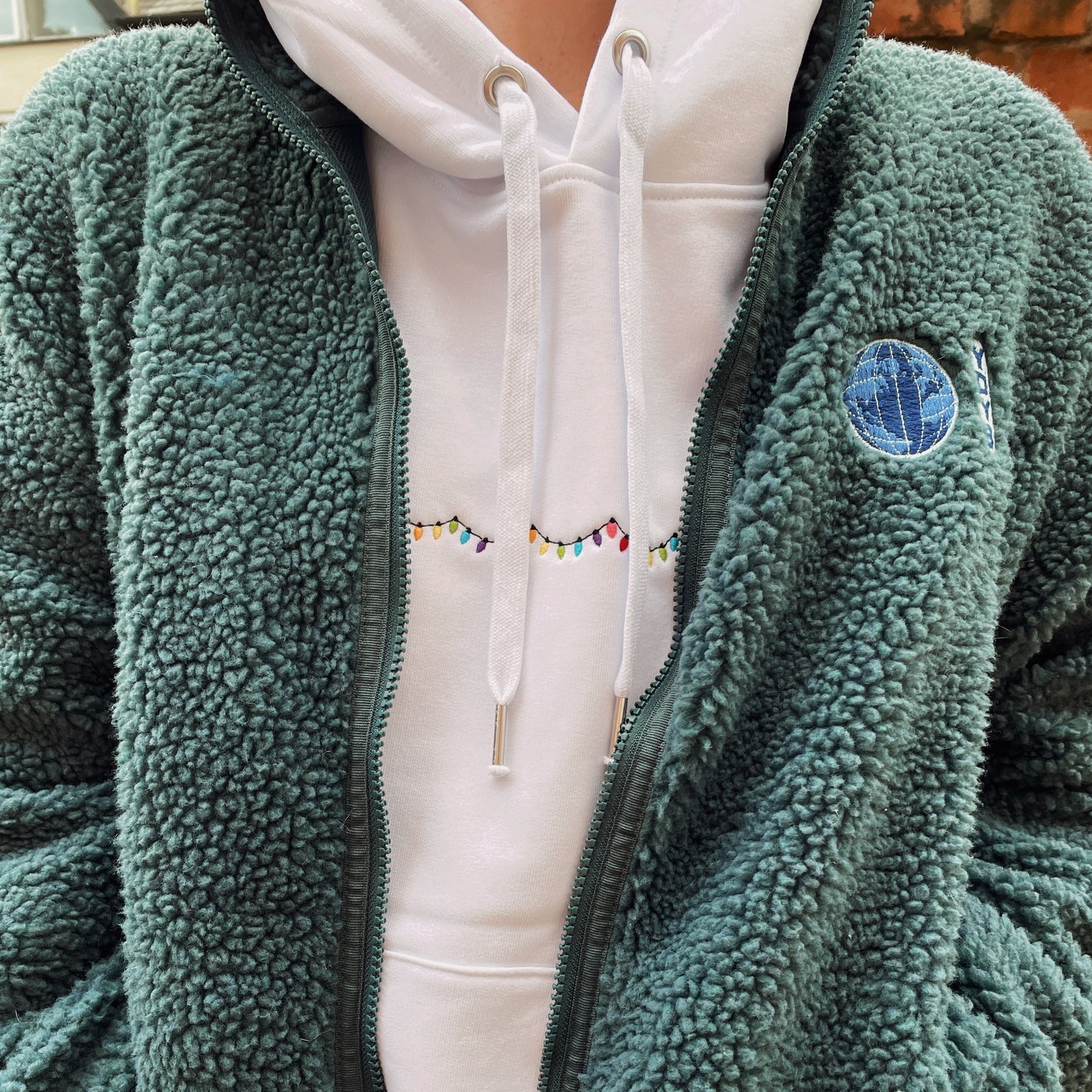 "CHRISTMAS LIGHTS" Oversized Hoodie