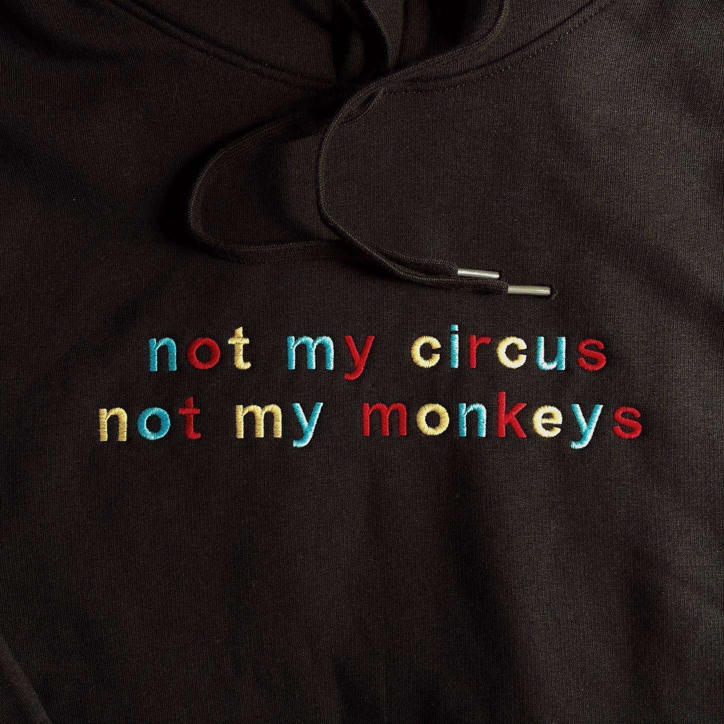 "NOT MY CIRCUS NOT MY MONKEYS" Oversized Hoodie