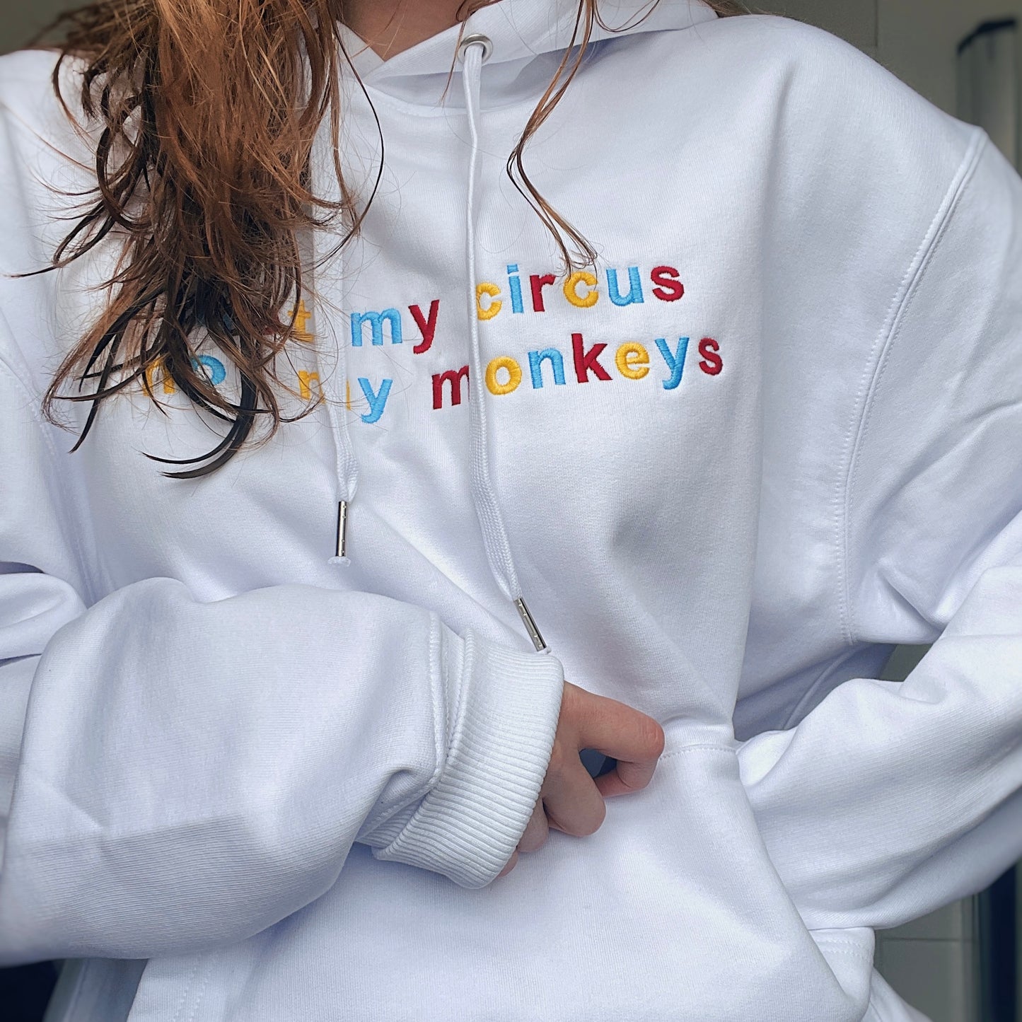 "NOT MY CIRCUS NOT MY MONKEYS" Oversized Hoodie