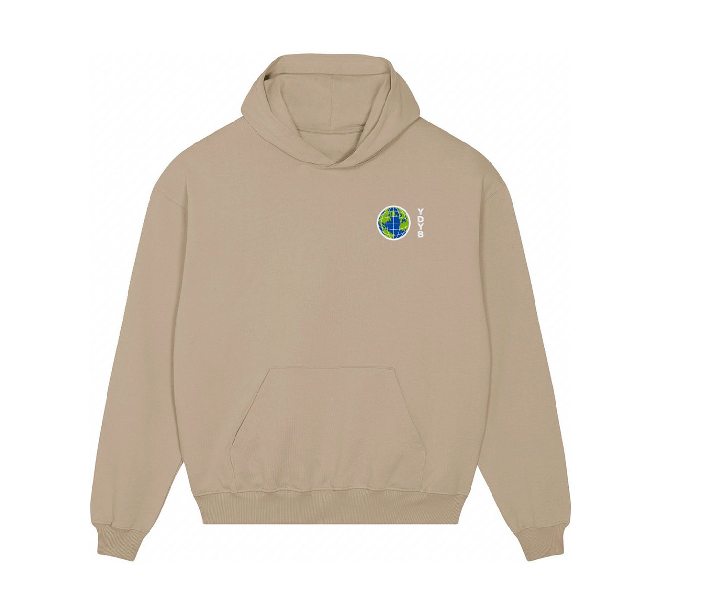 "GLOBE" Relaxed Fit Hoodie
